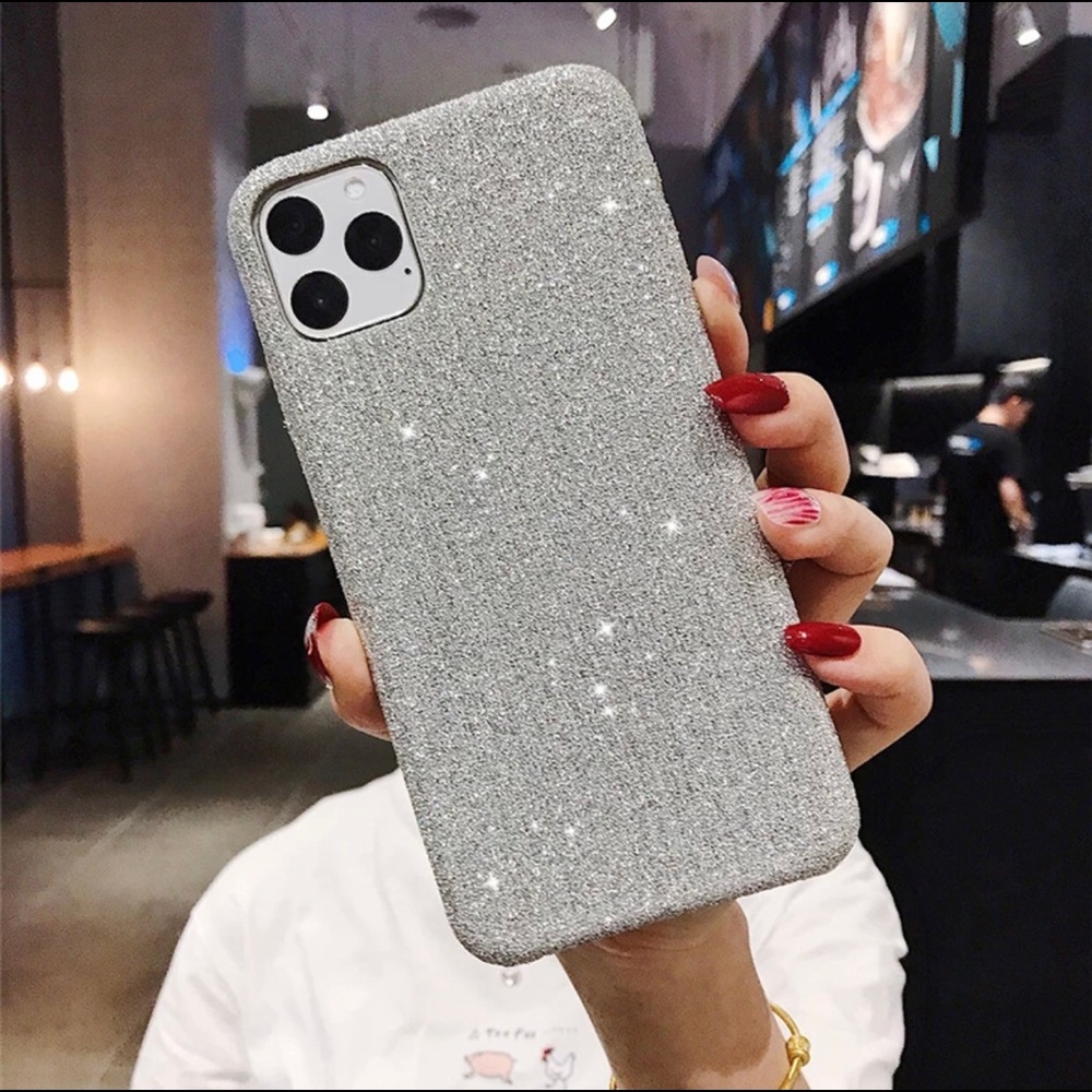 Shimmery Silver iPhone Case- iPhone 11 Pro